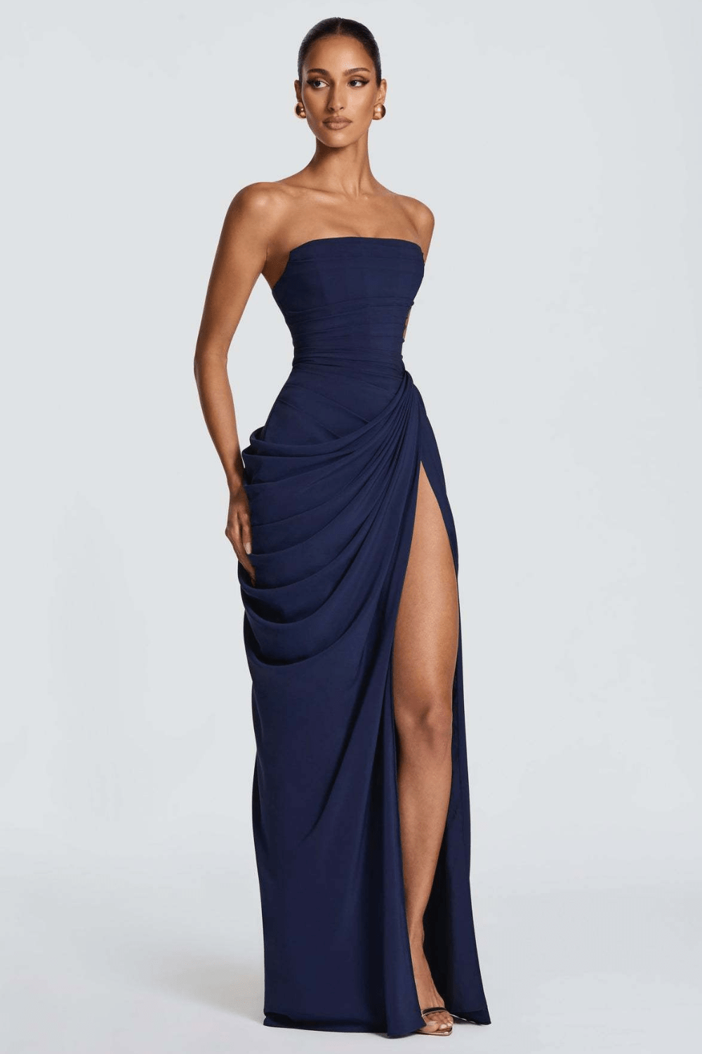Aurora Draped Maxi-Kleid - 8