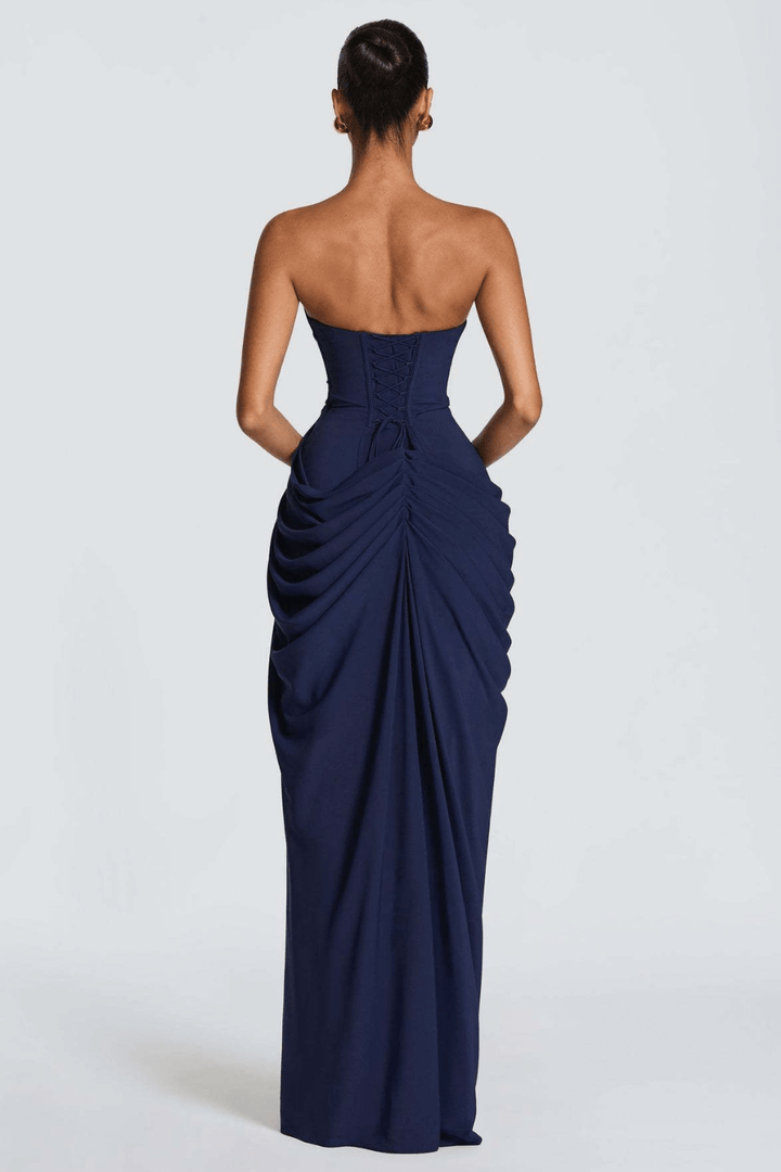 Aurora Draped Maxi-Kleid - 10