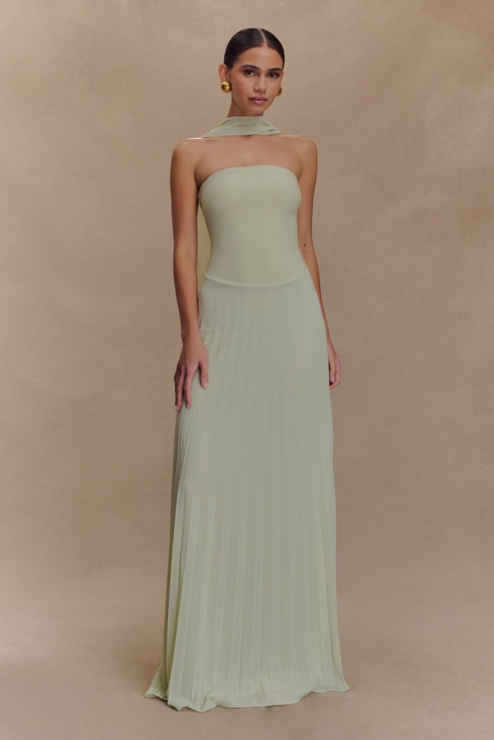 Caira Chiffon Scarf Maxi Dress - 2