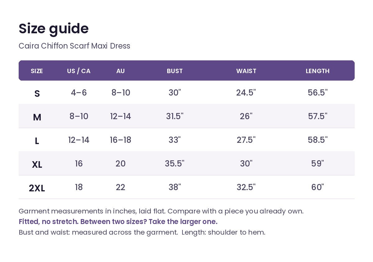 Size guide