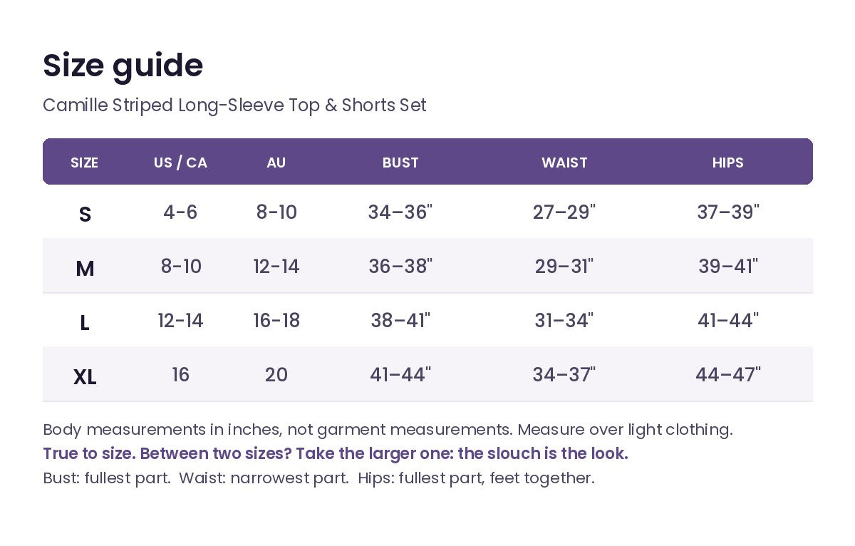 Size guide