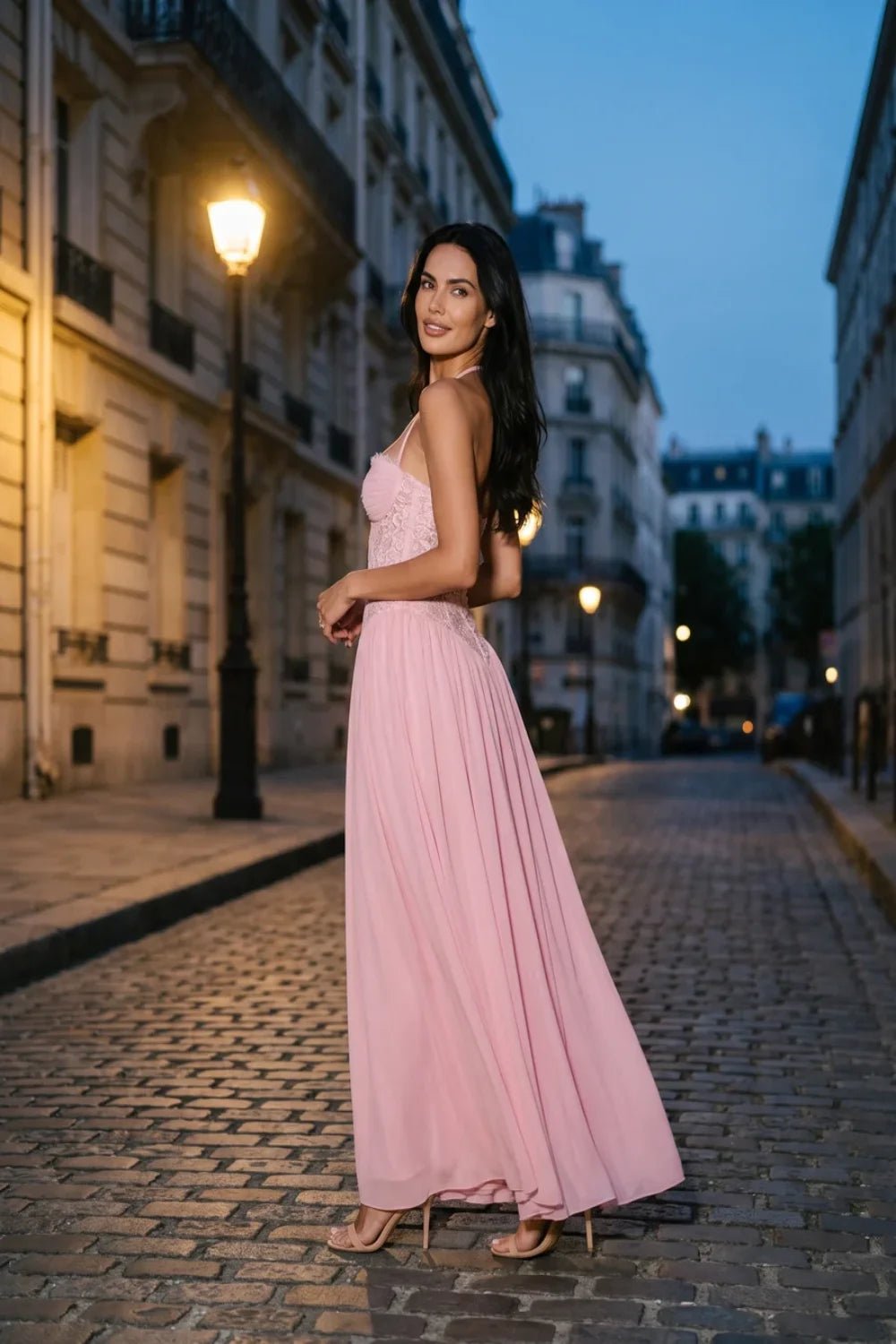 Celestina Lace Corset Maxi Dress - 5