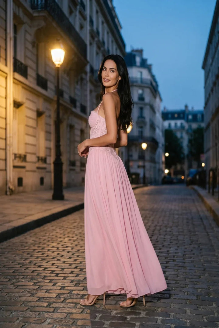 Celestina Lace Corset Maxi Dress - 5