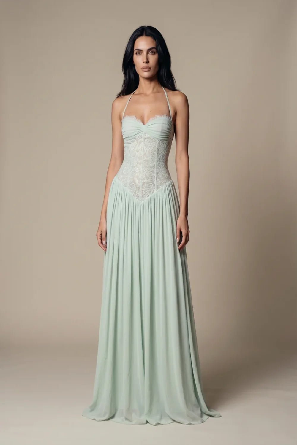 Celestina Lace Corset Maxi Dress - 6