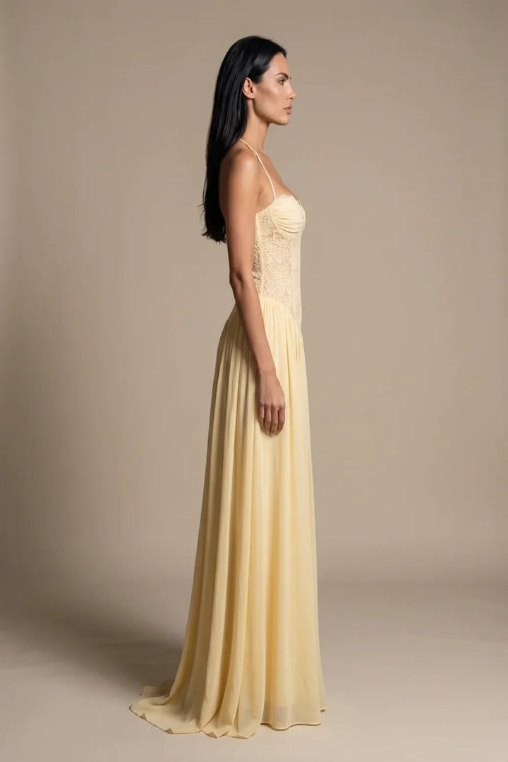 Celestina Lace Corset Maxi Dress - 11