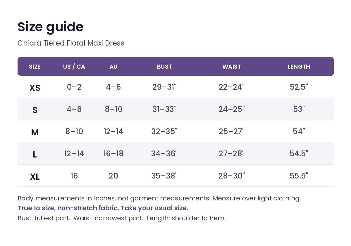 Size guide