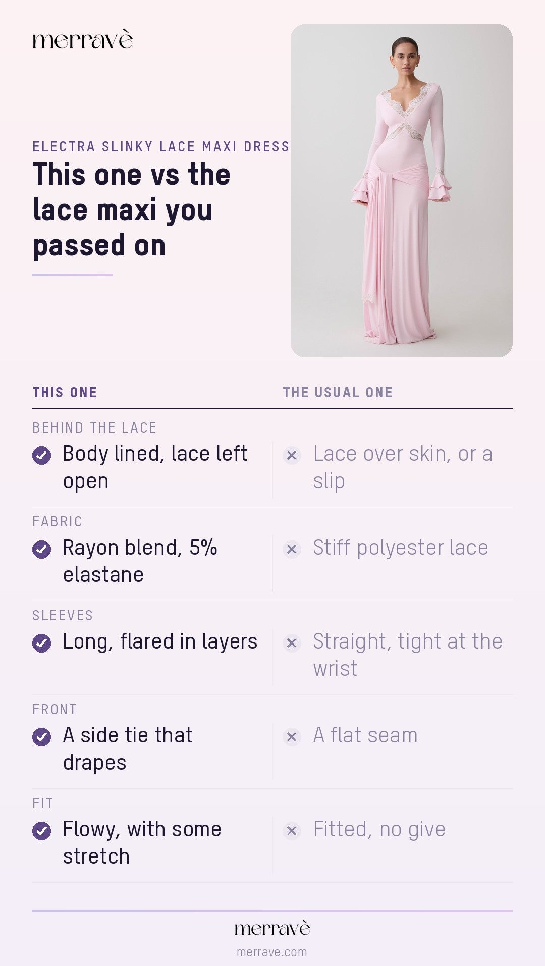 This one vs the lace maxi you passed on