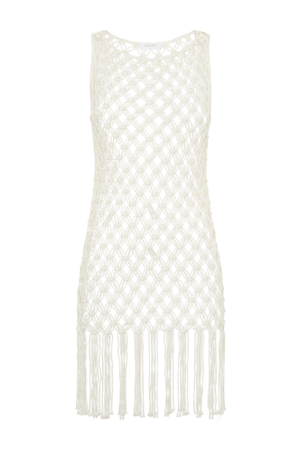 Devlin Macrame Tassel Mini Dress - 9
