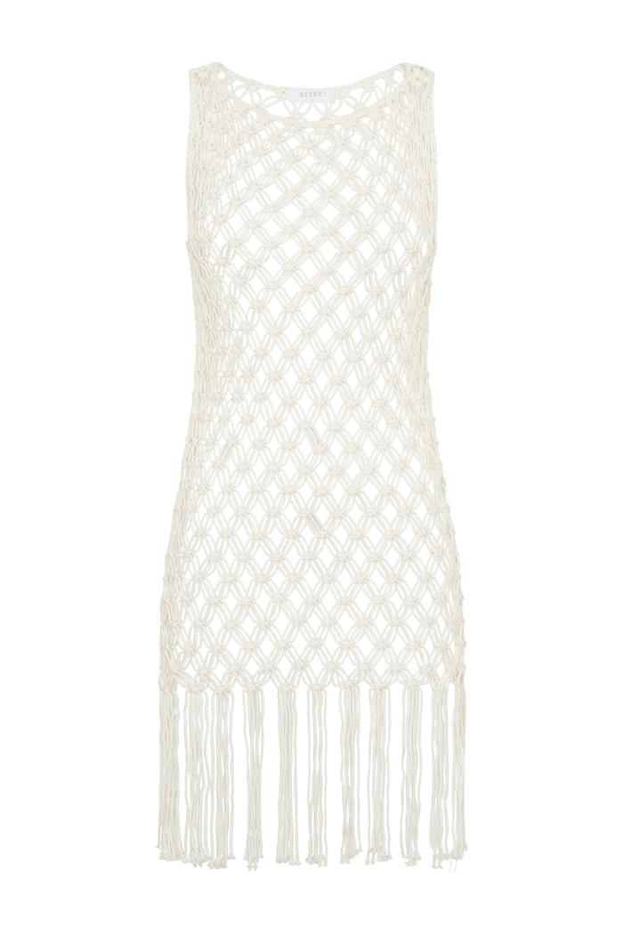 Devlin Macrame Tassel Mini Dress - 9