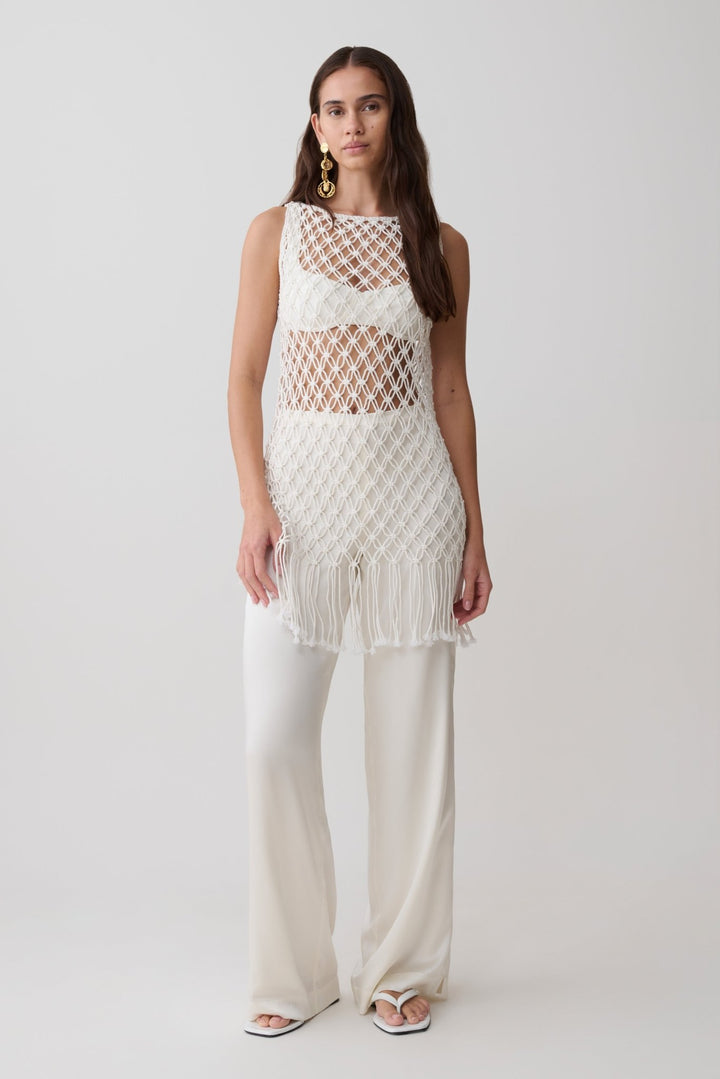 Devlin Makramee Quasten Mini-Kleid - 2