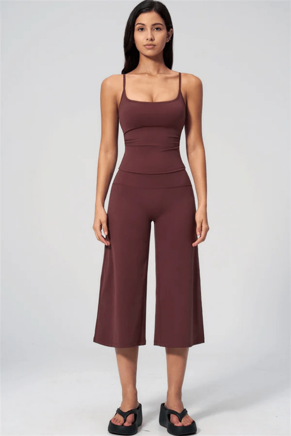 Elara Tank- und Weitbein-Crop-Set - 43