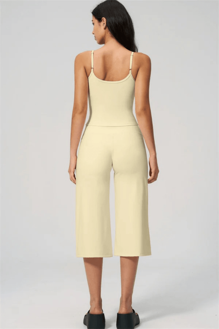 Elara Tank & Weitbeiniger Crop-Set - 30
