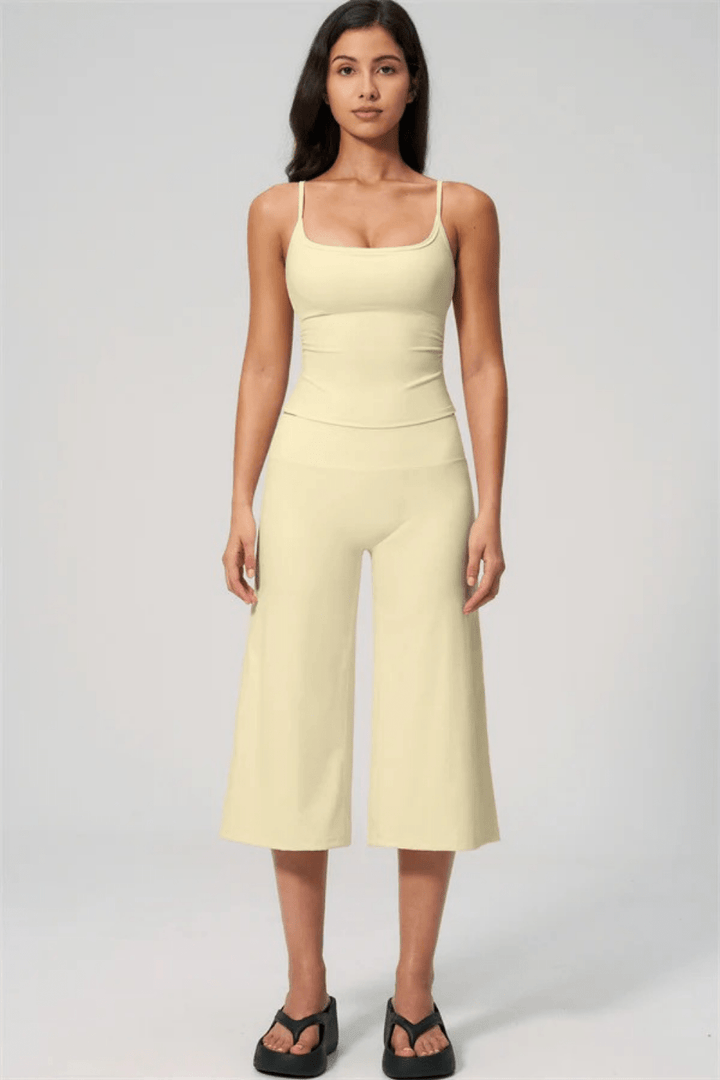 Elara Tank- und Weitbein-Crop-Set - 25