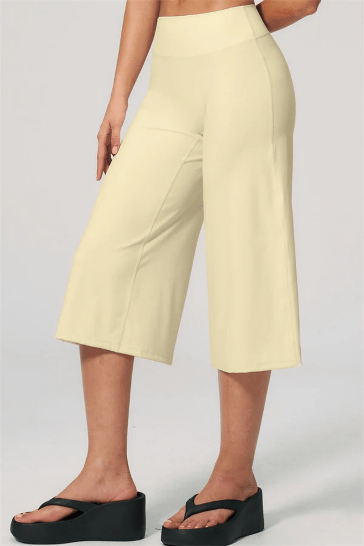 Elara Tank & Weitbeinige Cropped-Hose Set - 28