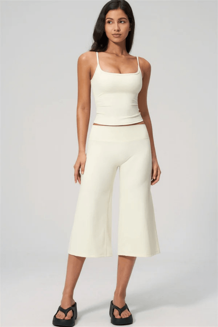 Elara Tank- und Weitbein-Crop-Set - 50