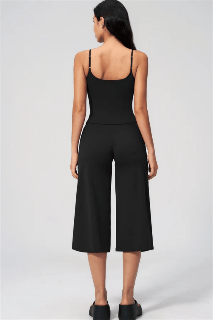 Elara Tank- und Weitbein-Crop-Set - 36