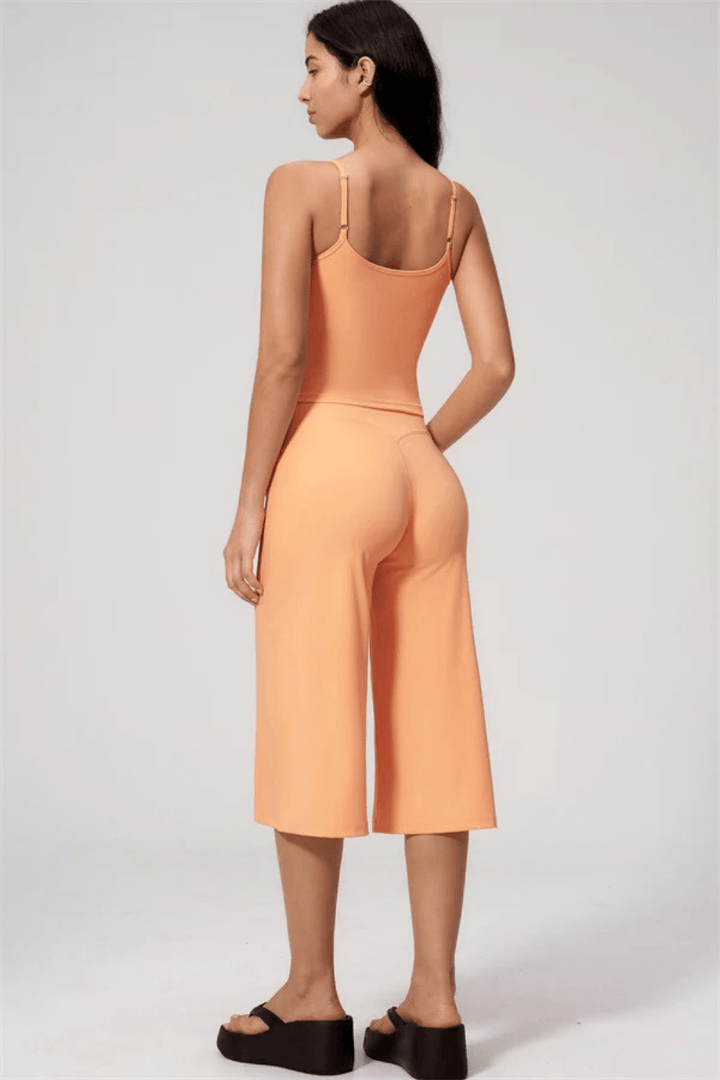 Elara Tank- und Weitbein-Crop-Set - 6