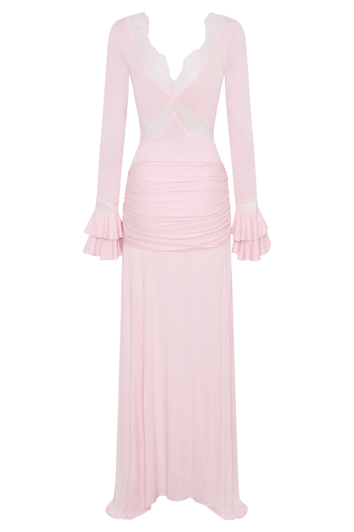 Electra Slinky Lace Maxi Dress - 8