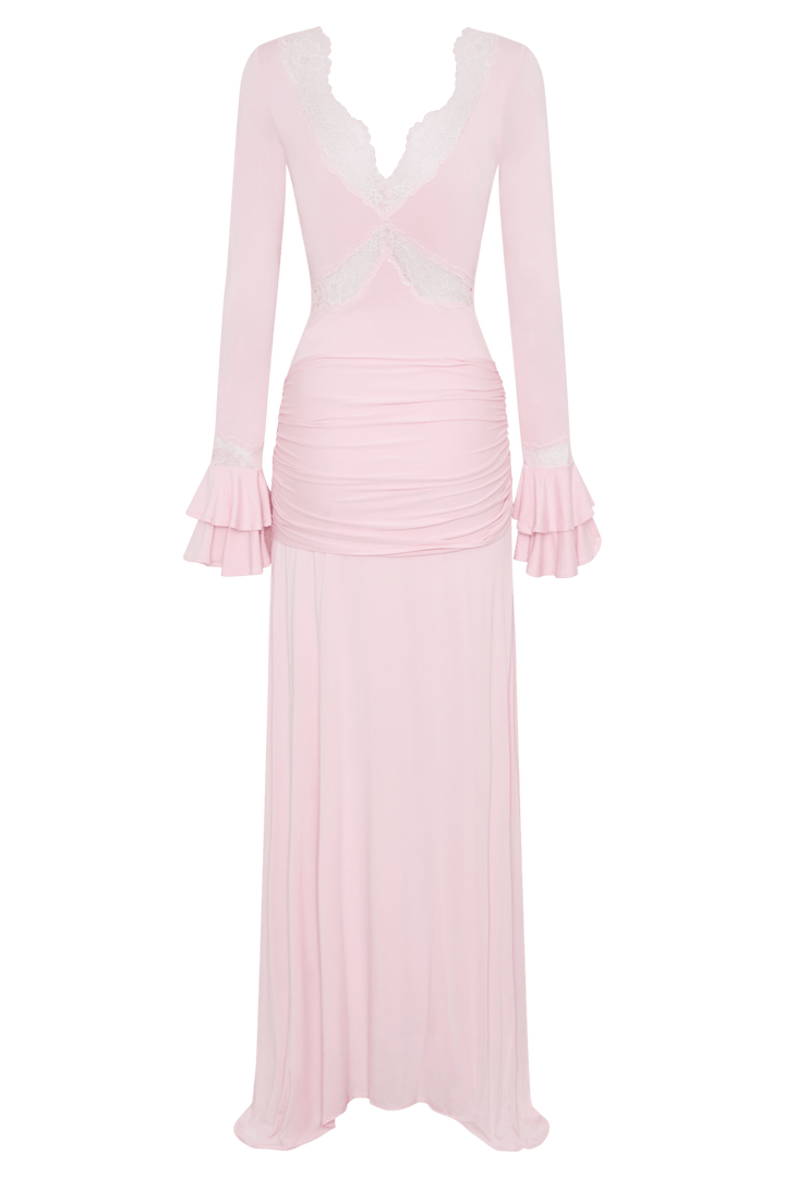 Electra Slinky Lace Maxi Dress - 8