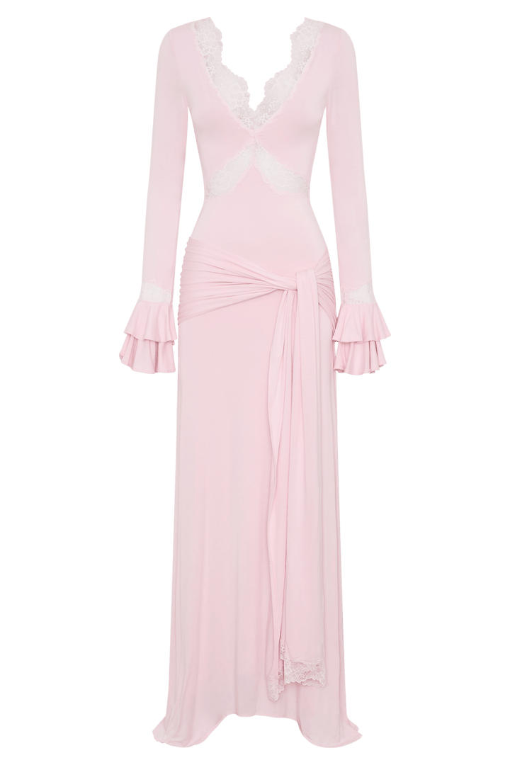 Electra Slinky Lace Maxi Dress - 7