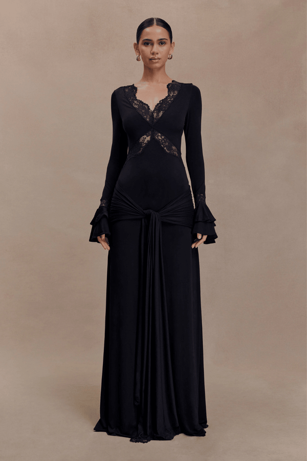 Electra Slinky Lace Maxi Dress - 15