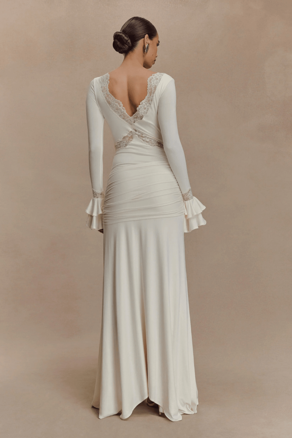 Electra Slinky Lace Maxi Dress - 14