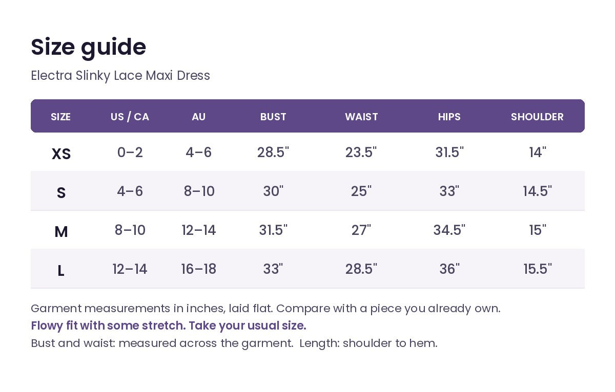 Size guide