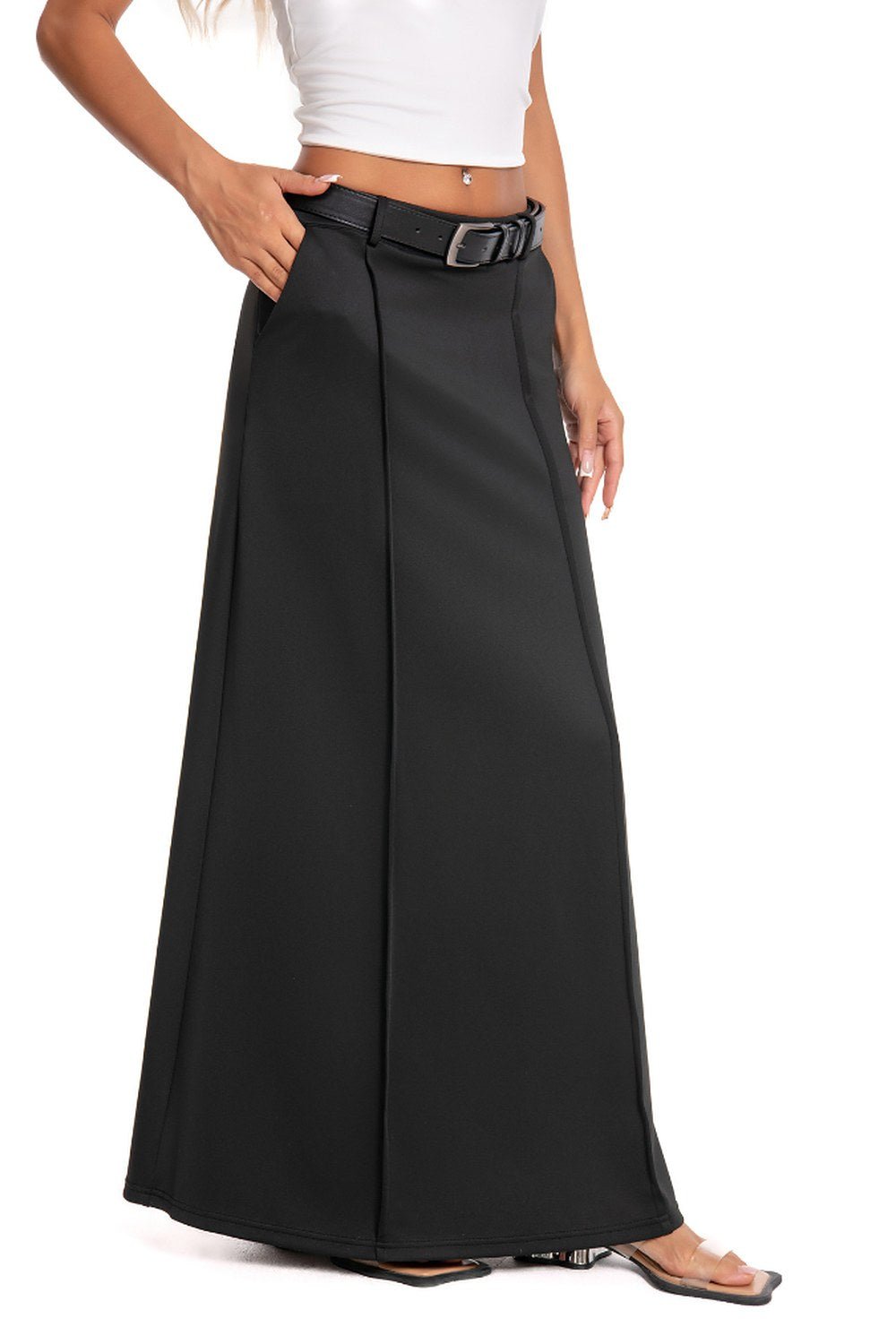 Esme H-Line Maxi Skirt - 4