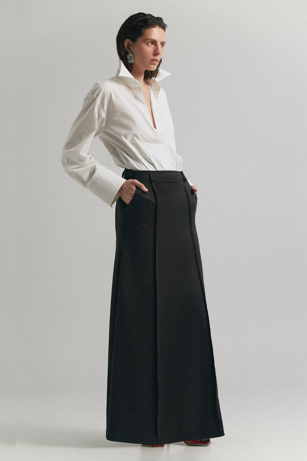 Esme H-Line Maxi Skirt - 1