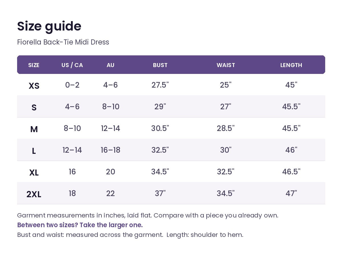Size guide