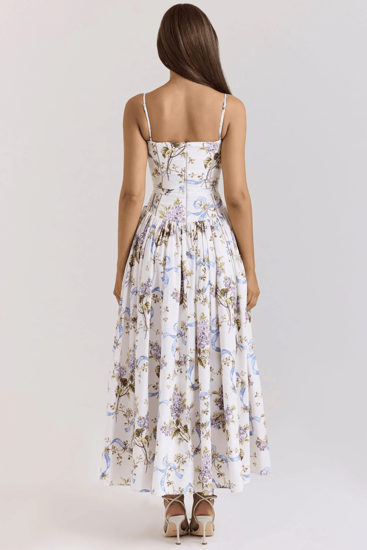 Fleur Baumwoll-Midi-Sommerkleid - 25