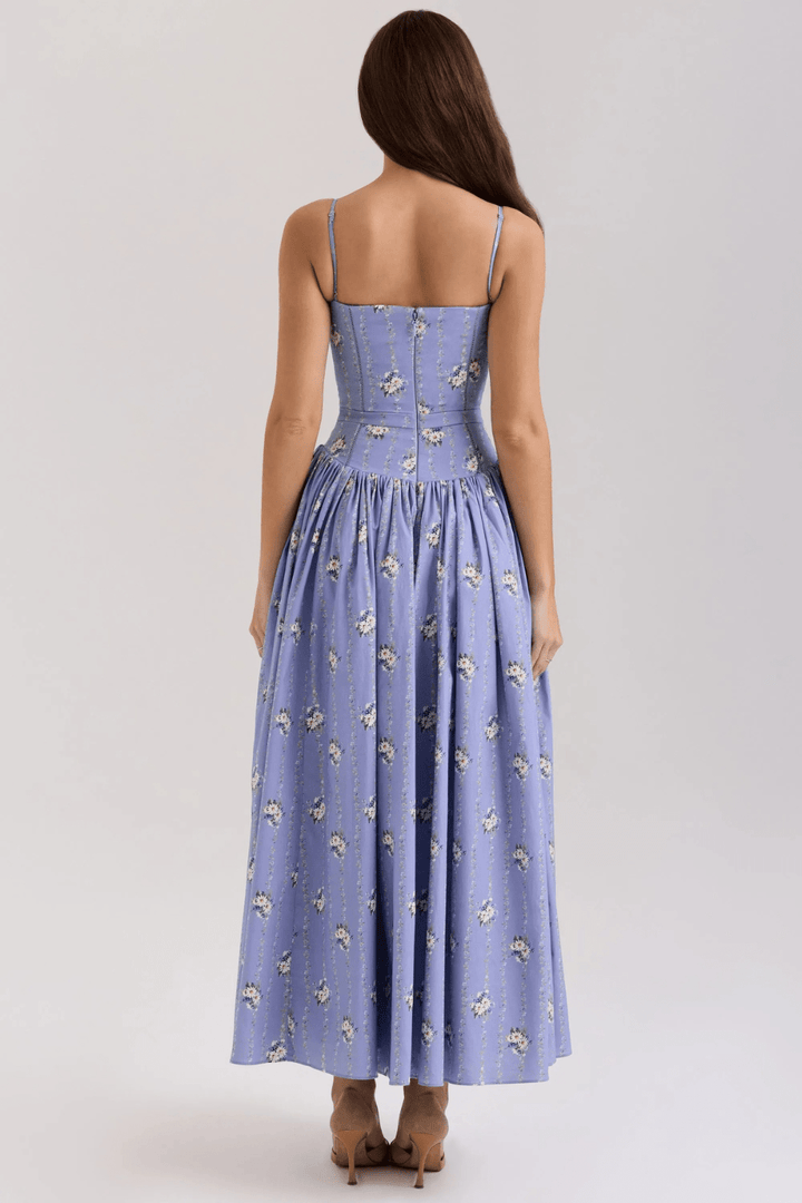 Fleur Baumwoll-Midi-Sommerkleid - 5