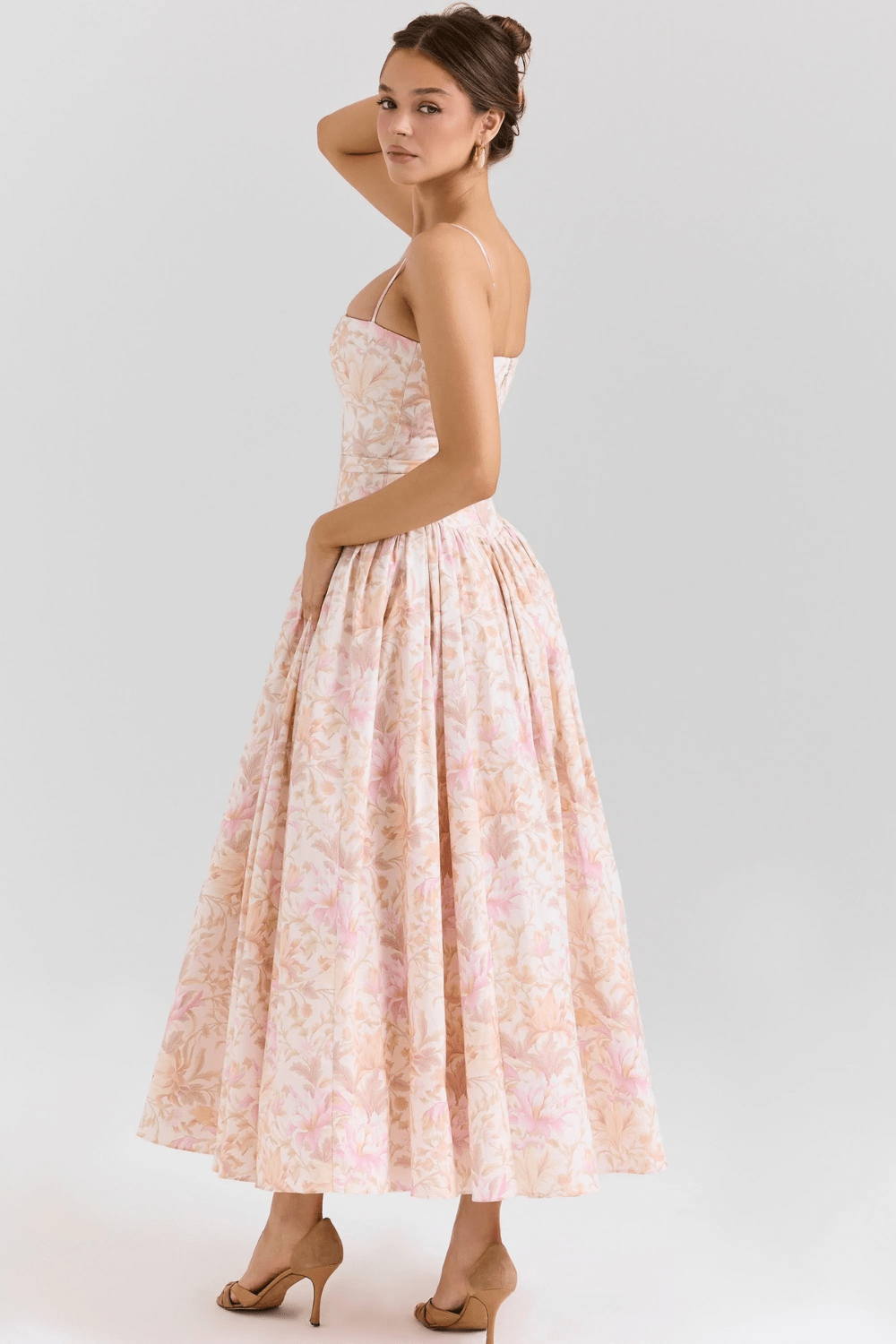 Fleur Baumwoll-Midi-Sommerkleid - 13