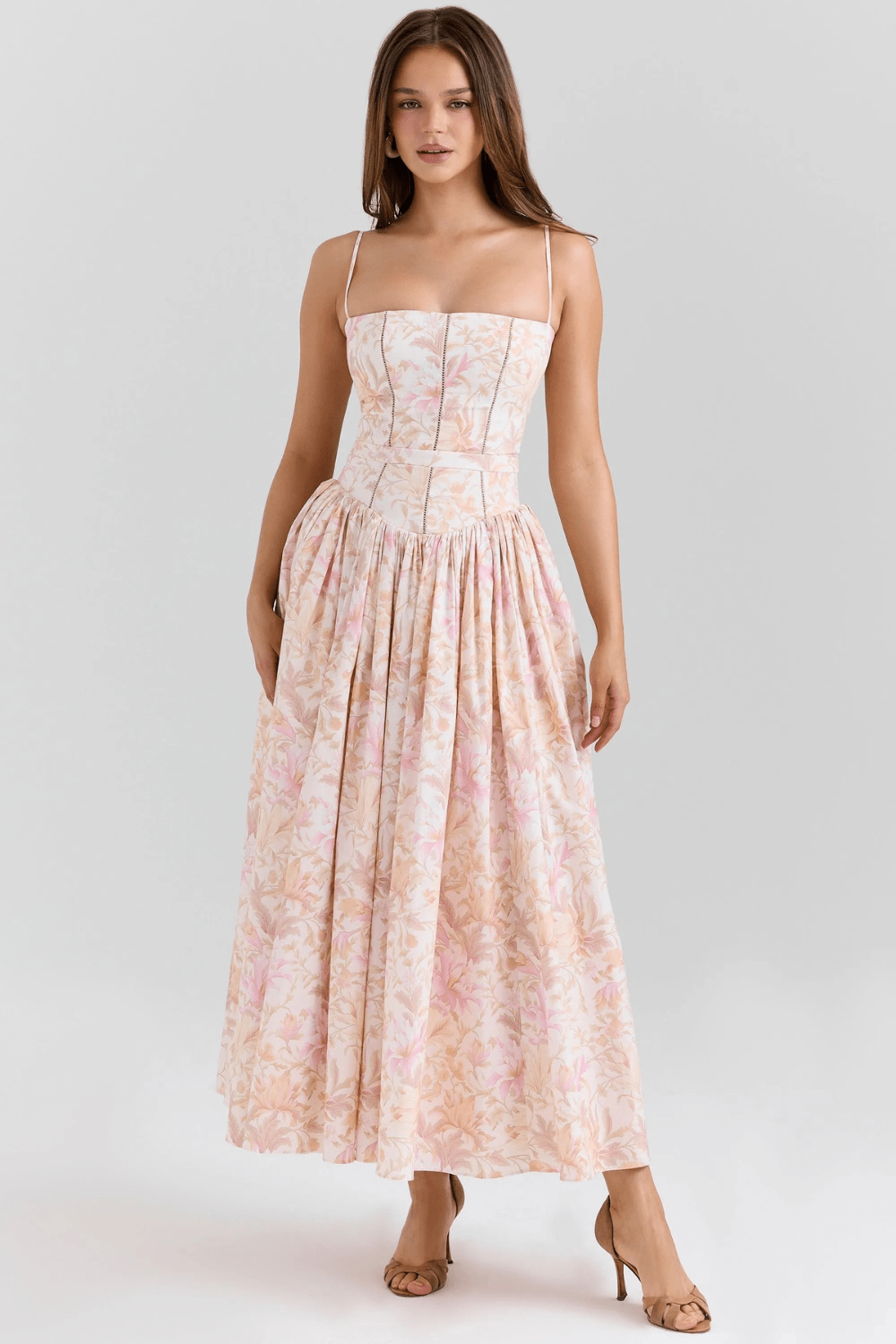 Fleur Baumwoll-Midi-Sommerkleid - 9