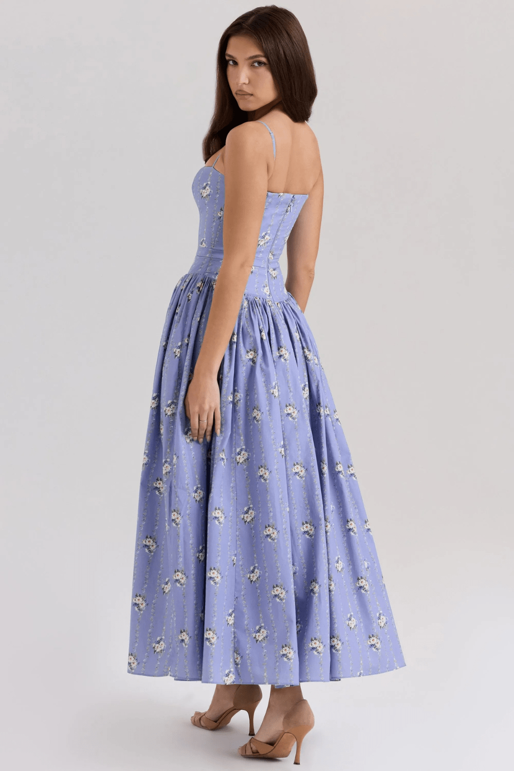 Fleur Baumwoll-Midi-Sommerkleid - 4