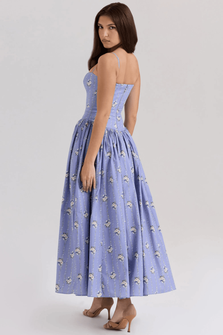 Fleur Baumwoll-Midi-Sommerkleid - 4