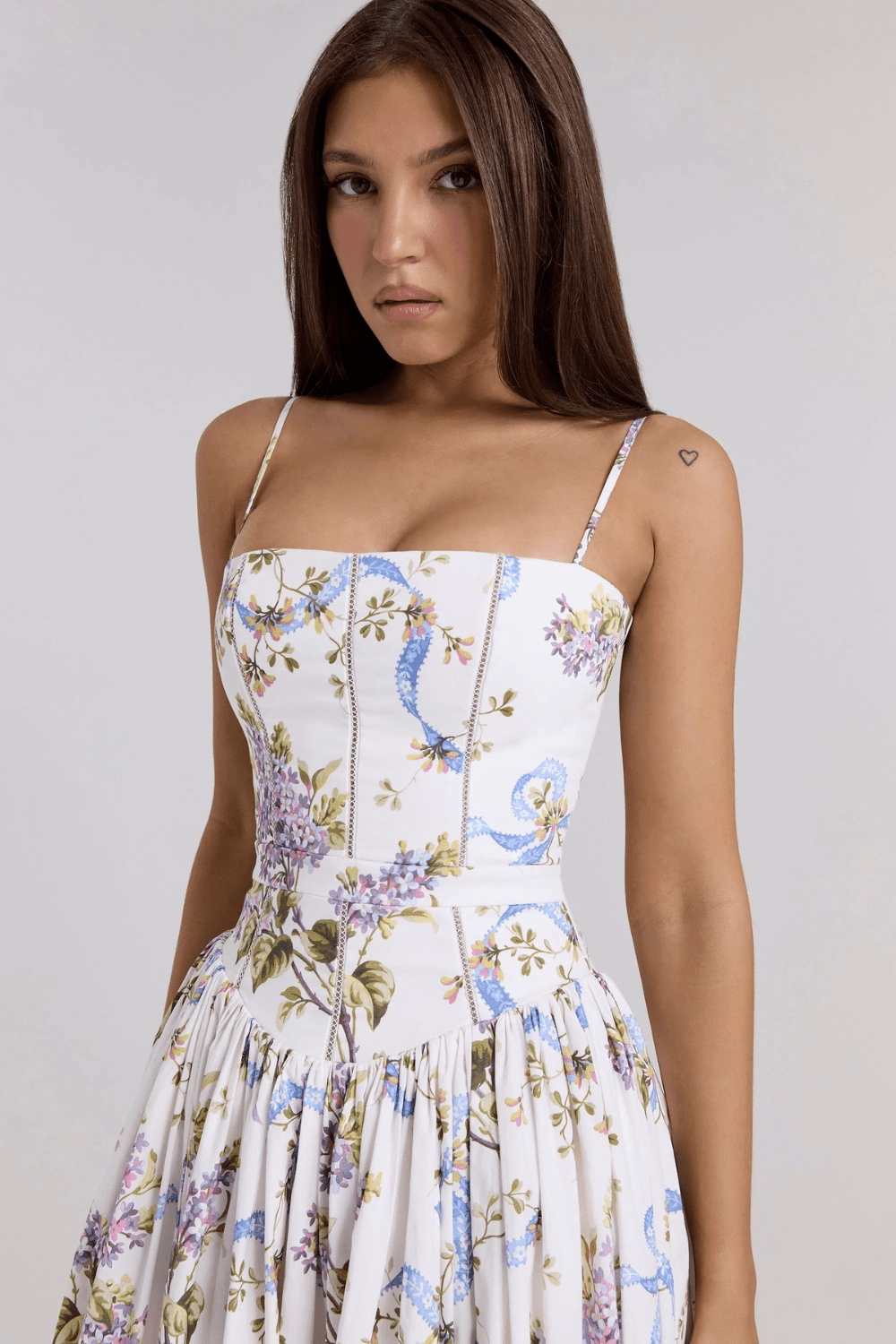 Fleur Baumwoll-Midi-Sommerkleid - 22