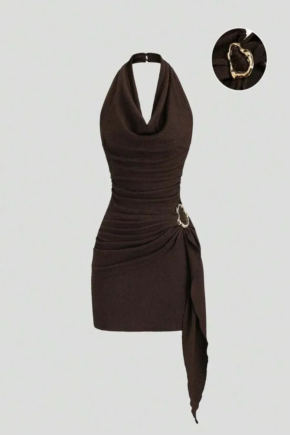 Serafina Draped Mini Dress