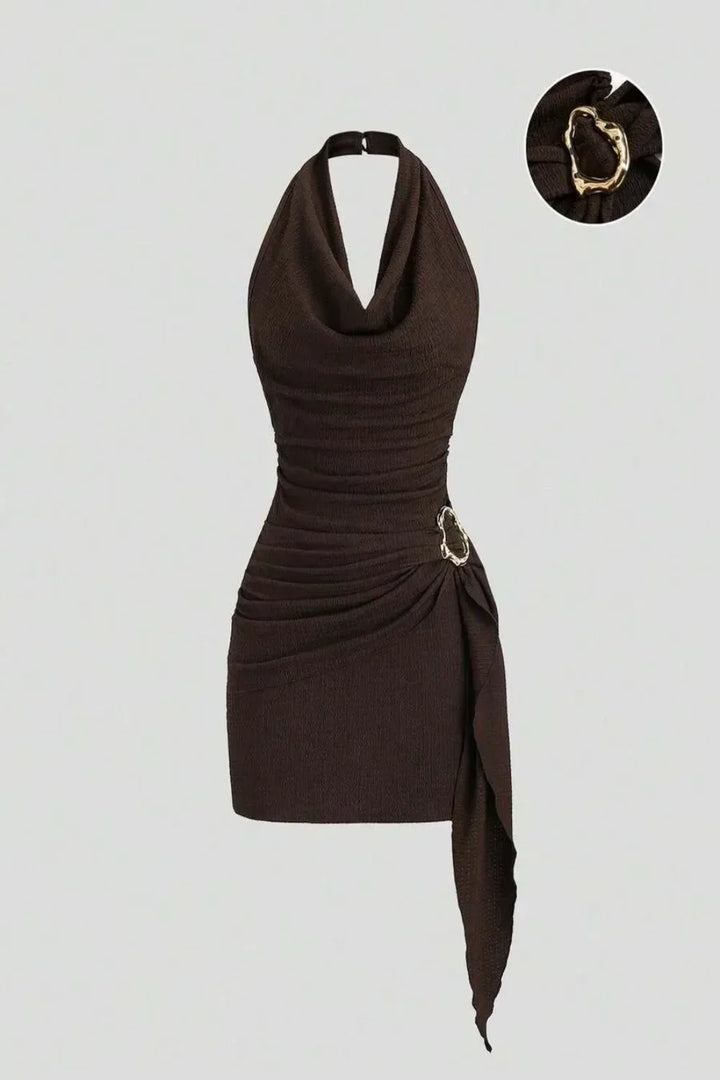 Serafina Draped Mini Dress