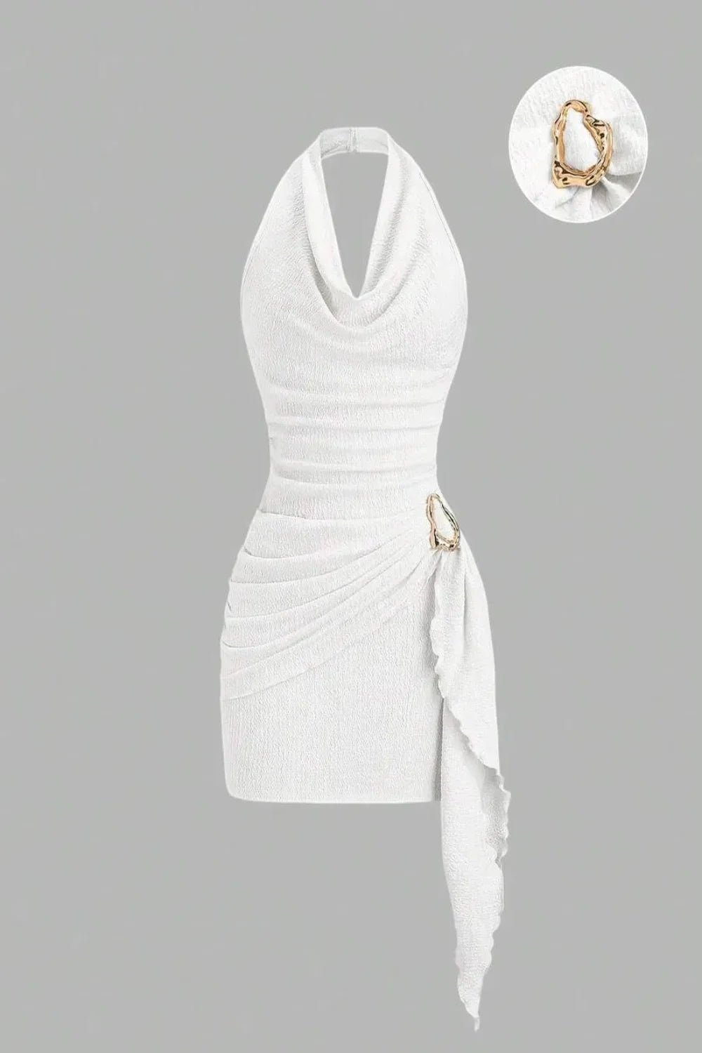 Serafina Draped Mini Dress