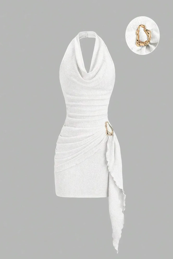 Serafina Draped Mini Dress