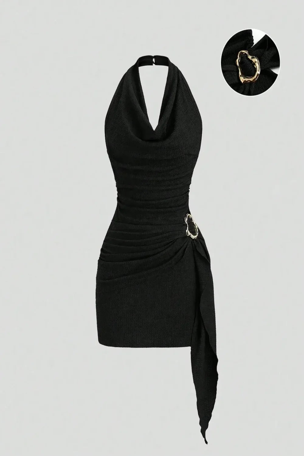 Serafina Draped Mini Dress