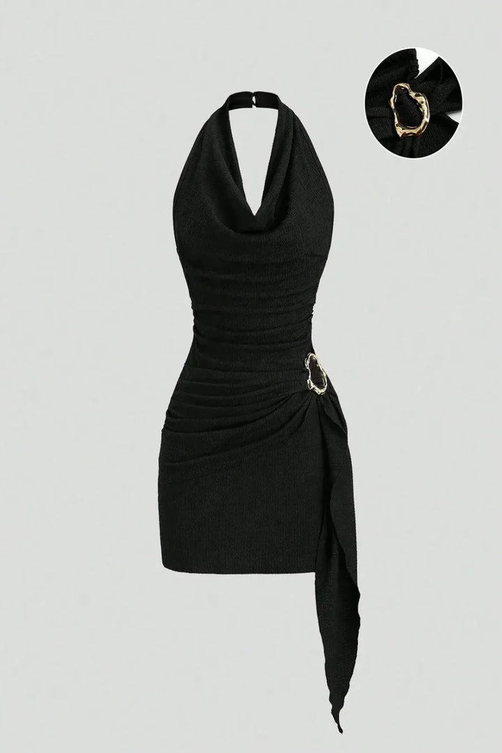 Serafina Draped Mini Dress