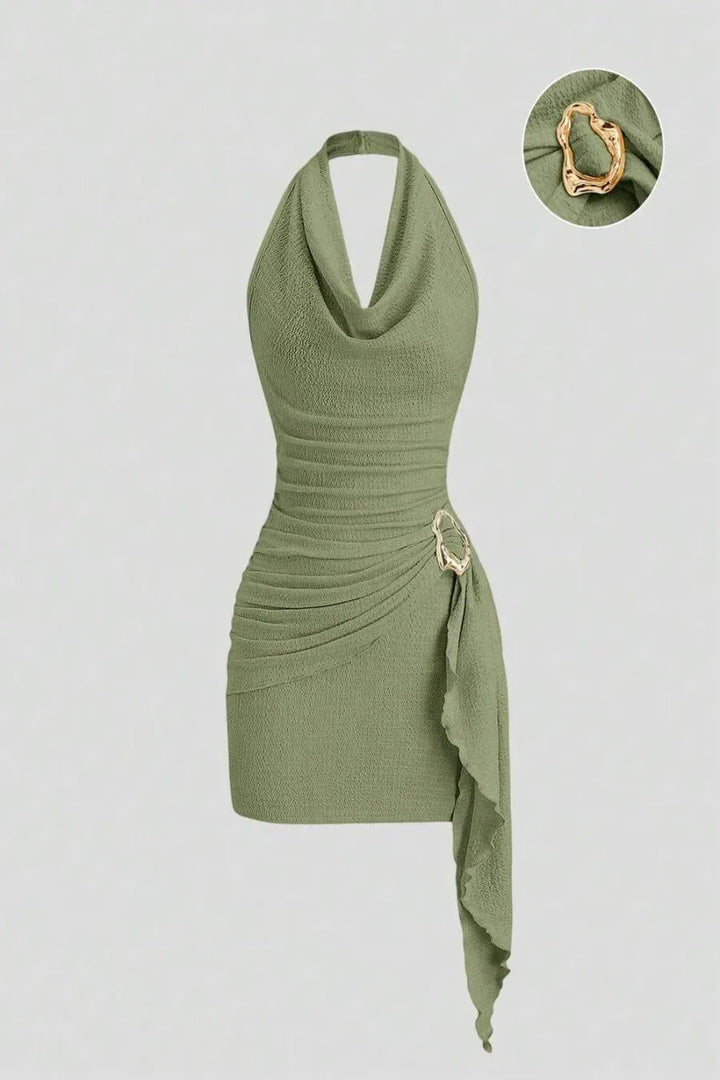 Serafina Draped Mini Dress