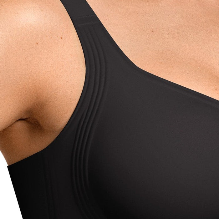 Ines Seamless Support Jelly Bra – detail: High side wing, wide strap