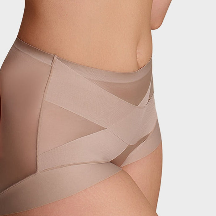 Juno High-Waist Cross-Compression Shaping Briefs (6-Pack) – detail: High-rise waistband