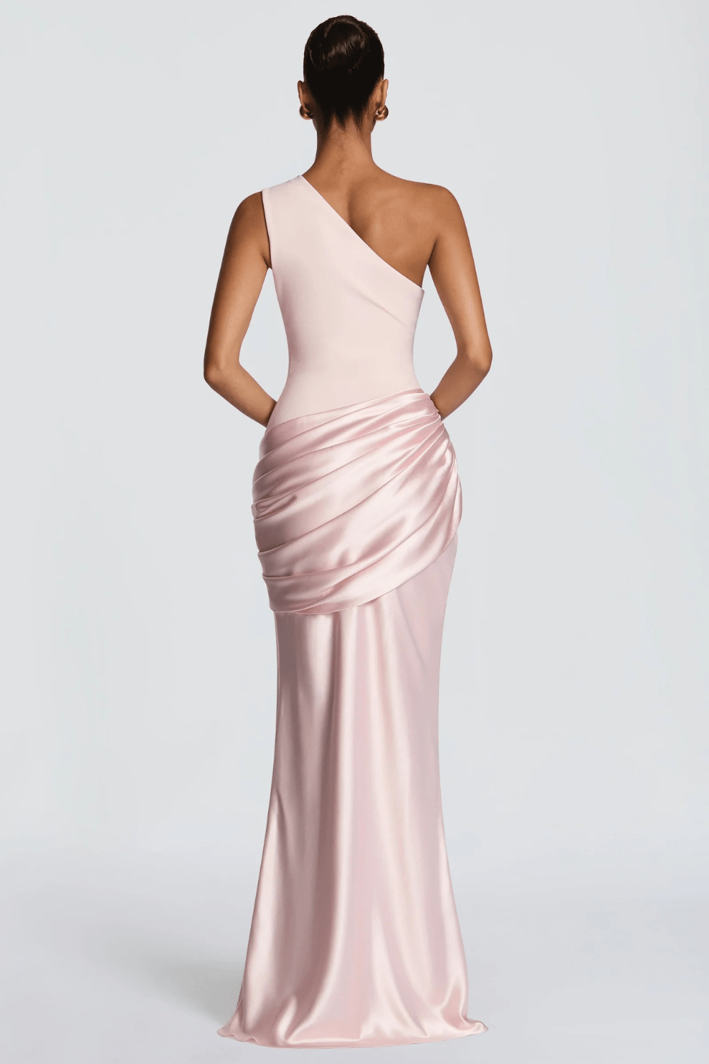 Léonie Draped One-Shoulder Maxi Dress - 9