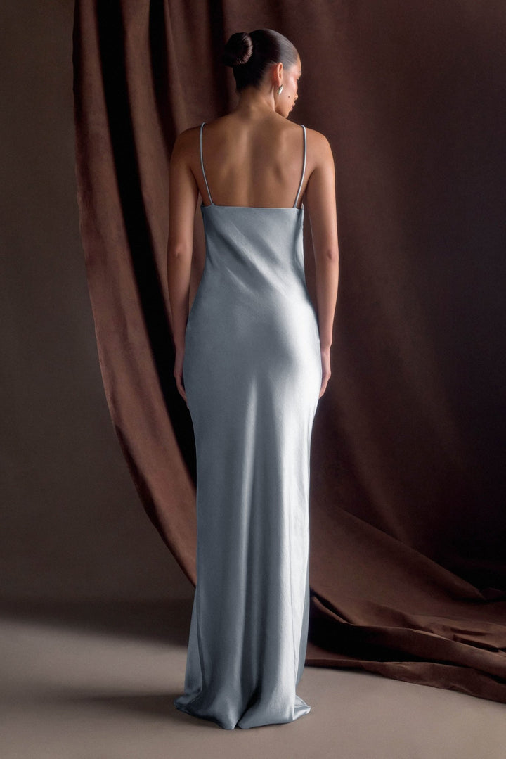 Lilly Sweetheart Satin Maxi Dress - 16