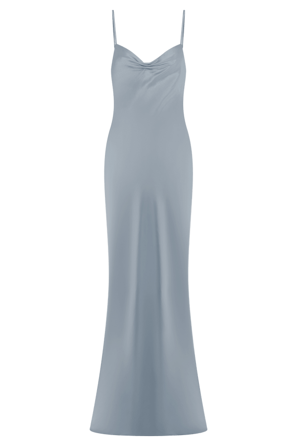 Lilly Sweetheart Satin Maxi Dress - 21