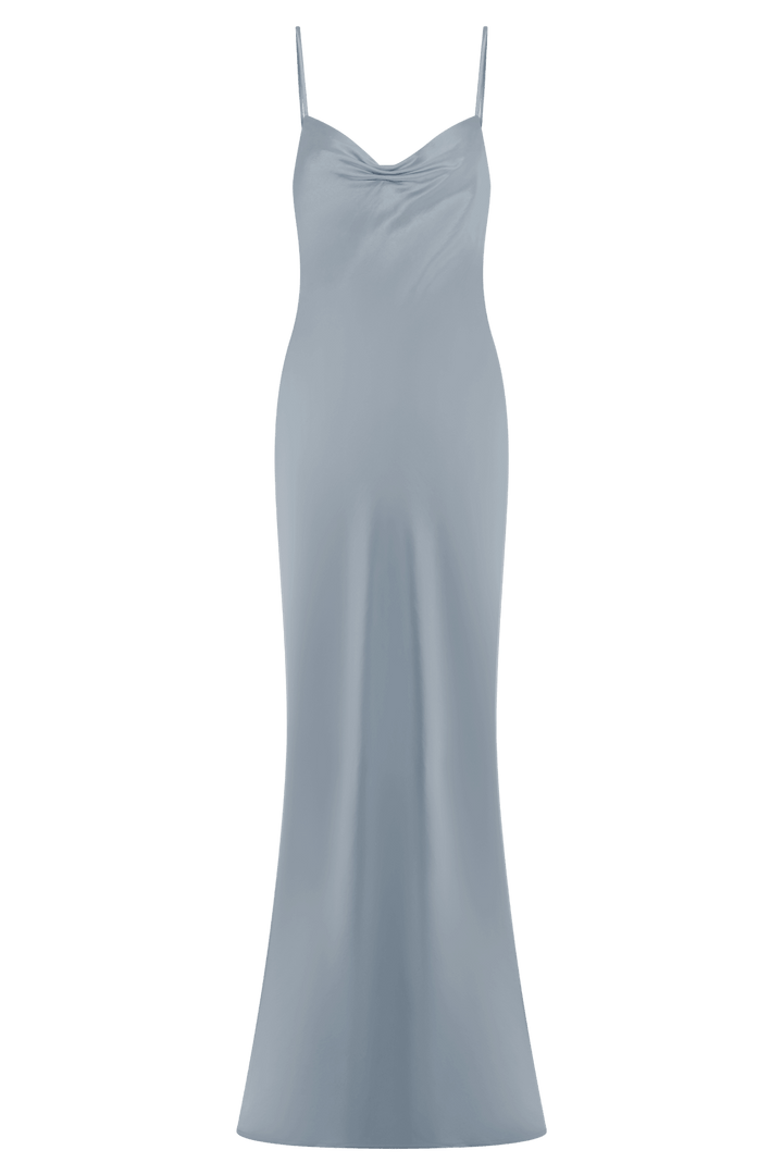 Lilly Sweetheart Satin Maxi Dress - 21